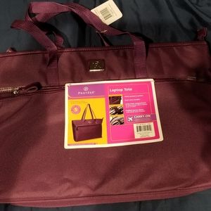 Purple Protege Laptop Tote Bag w/TONS of pockets!
